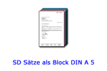 SD Einzelsätze A5 Block