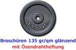 Broschüre mit Ösendrahtheftung 135gr glänzend