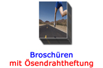 Broschüren mit Ösendrahtheftung