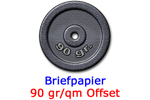 Briefpapier Laser- und InkJet geeignet 90 gr/qm