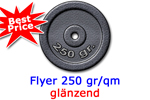 Flyer 250 g BD glänzend