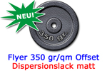 Flyer 350 gr/qm Offset