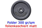 Folder 300g  Folienkaschiert