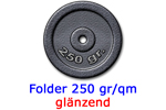 Folder 250g BD glänzend genutet