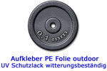 Aufkleber outdoor